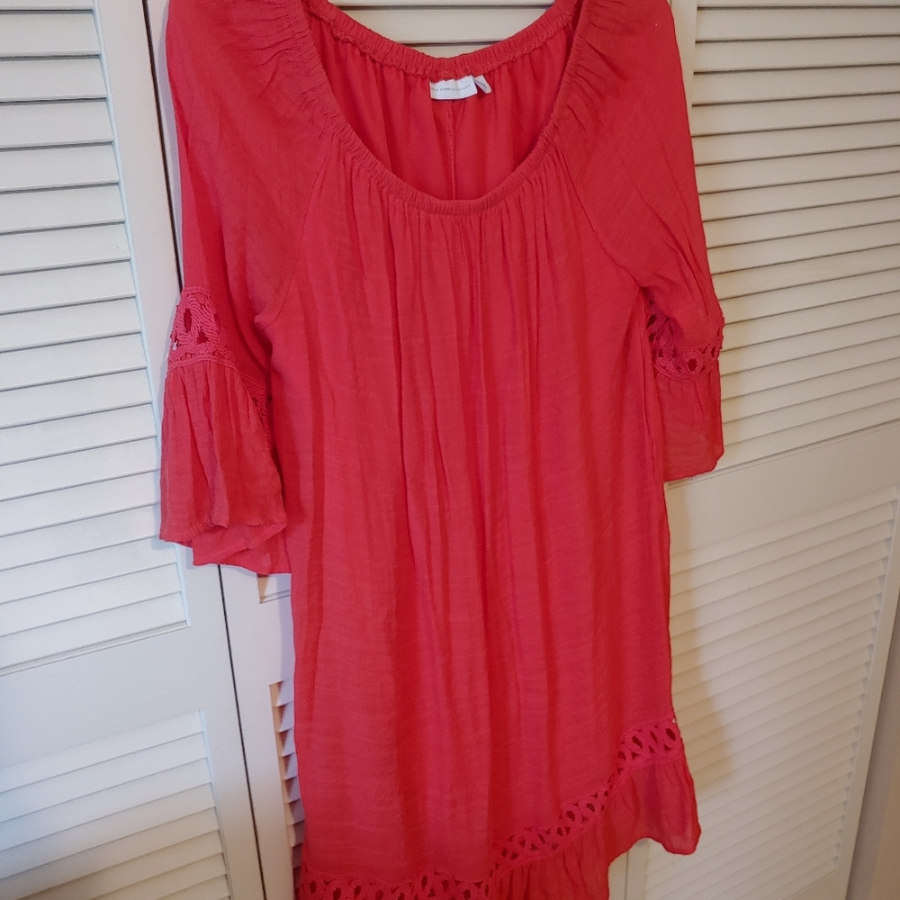 Coral-Orange Dress